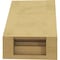 Ekena Millwork 5-inch W x 6-inch D x 6-inch H Pescadero Rough Cedar Woodgrain TimberThane Knee Brace, Primed BRCUR05X06X06PECRCPR - alternate 2